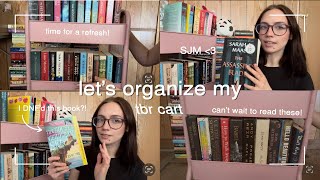 organizing my TBR cart!