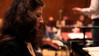 Ingrid Jacoby recording Beethoven Piano Concerto No.4 (2011)