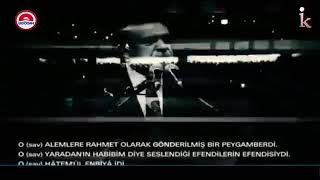 Recep Tayip Erdoğan Tarih böyle bir konuşma görmedi