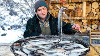 Delicious Cutlets of Freshly Caught River Eel and Juicy But Also Super Tender Kebabs On Grill!