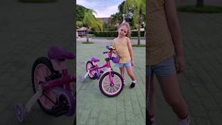 Bicicleta Infantil Nathor Aro 16 com rodinhas 💜💗