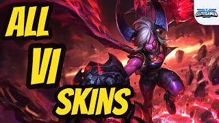 All Vi Skins Spotlight League of Legends Skin Review