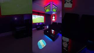 little hologram is cool. #fifa #mancave #gameroom #worldcup #messi #homedecor #qatar2022