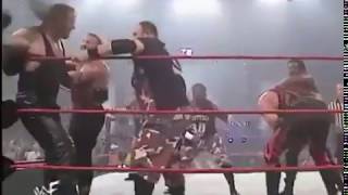 Raw- Stone Cold Saves Kane,Chris Jericho,The Undertaker And Kurt Angle From WCW Superstars