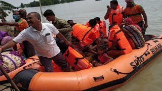 भिनगा लक्ष्मनपुर रोड बैरागी जोत बाढ़ ने मचाई तबाही  shrawasti flood video