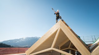 Hybridbau - Moderne Holzbauweise im Einklang mit Beton