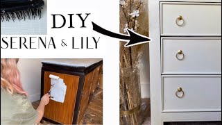 SERENA & LILY DIY dresser by Steel Birch Studios - 1st time trying!