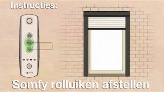 Somfy rolluiken afstellen/instellen? Instructies.