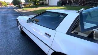 1986 Corvette Ice cold start