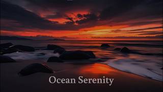 Ocean Serenity | Deep Ambient Soundscape with Waves - Relaxing Meditative Fantasy Sunset Beach