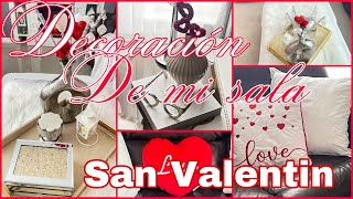 ❤️NUEVA DECORACIÓN  2023| SALA PEQUEÑA | San Valentin 2023 / Small Livingroom Decoration