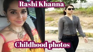 Actres Rashi Khanna Childhood Photo's