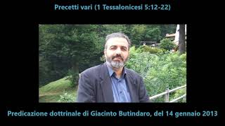 Precetti vari (1 Tessalonicesi 5:12-22)