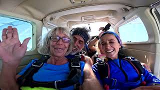 Kerstin Second Skydive! Tandem Jump from 10000 feet at iJump Gran Canaria