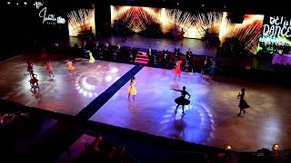 Samba, cha- cha-cha, jive. Benidorm dancesport festival 2023. Benidorm Palace.