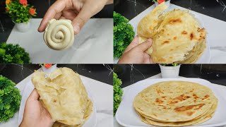 TIDAK PERLU SUSU ATAU TELUR‼️CARA PALING SEDERHANA DIJAMIN BERHASIL #paratha #rotiparatha