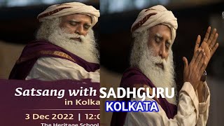 Sadhguru in Kolkata।Satsang with sadhguru in the Heritage School anandapur