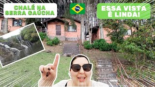 Quanto paguei nesse chalé na Serra Gaúcha perto da cachoeira? Ep.6, sul do Brasil.