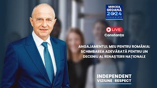 ANGAJAMENTUL MEU PENTRU ROMÂNIA: SCHIMBAREA ADEVĂRATĂ PENTRU UN DECENIU AL RENAȘTERII NAȚIONALE