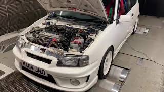 GLANZA V 300BHP DYNO TURBO CHATTER #jdmcars #glanza