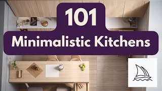 101 small Minimalists kitchens design by AI Midjourney V5