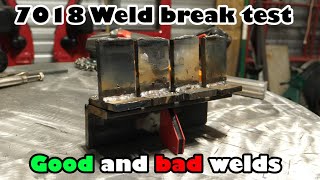 7018 stick rod break test