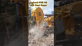 LiuGonG CLG975E HD With Giant Ripper Attachment #excavator #liugong #ripper #rock