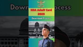 NDA Admit Card 2025 Download Process #trending #viral#ndaexam#ndaadmitcard