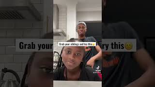 Let’s have fun with this fun trend..grab your siblings and try it #siblings #tiktok #viral #bizzieso