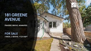 House for Sale | 181 Greene Avenue | Fraser's Grove, Winnipeg