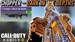 CHOPPER DARK IN THE DEPTHS BLUEPRINT WITH DIAMOND CAMO GAMEPLAY COD MOBILE  (Season 9 BP)