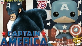 Captain America 75th Anniversary: Amazon.Com Exclusive Captain America Funko Pop! Review!