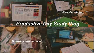 📚 A Productive Day in My Life: Study, Cook, & Unbox Stationery! 📦🍳