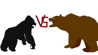 DCBA: Grizzly Bear VS Gorilla