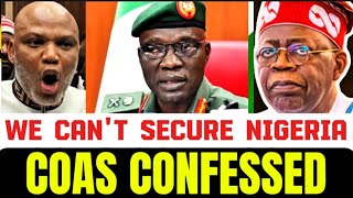 Breaking News: COAS Confirmed That Military Can't Secure Nigeria #revolutionnow #nnamdikanu