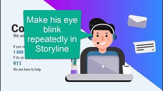 Create Repeated eye blinking in Articulate Storyline (without using variables)