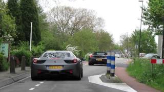 Exotic Car Tour 2014, Ferrari 458 Italia, Ferrari Scuderia Spider 16M