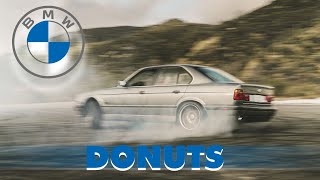 BMW E34 Drifting On Top of A Mountain #shorts