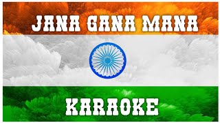 Jana Gana Mana Instrumental with Lyrics | Karaoke | Indian National Anthem New Karaoke | MK ON KEYS