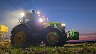 ☆7R ROBI ZADYME?! | Siew pasowy rzepaku i testy John Deere & Claydon☆ #johndeere