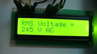 AC Voltage measure using PIC18F46K22 microcontroller