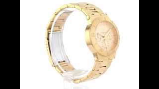 Invicta Women's 1276 II Collection Chronograph 18K Gold Ion-Plated Stainless Steel