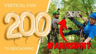 Im Tal des Wahnsinns - Der 200. von PWT - T5 Geocaching - #VerticalFun