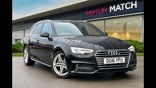 Used Audi A4 Avant 2.0 TDI S line S Tronic Euro 6 in Black - DG16YPU