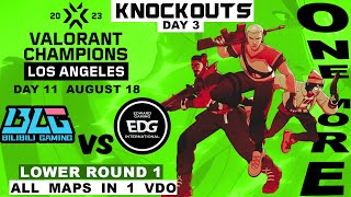 BLG vs EDG - VALORANT Champions 2023 - Los Angeles - Knockouts Day 3