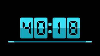 47 minutes Countdown Timer flip clock