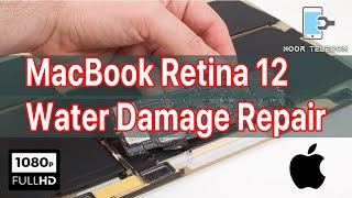 Apple Mac book retina 12 water damage repair | MacBook Retina 12 A1534 | Noor Telecom