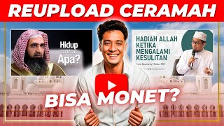 300 Juta dari Konten Reupload Ceramah di Youtube | Cari Uang di Youtube