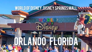 World of Disney Store at Disney Springs, Walt Disney 2022 Shopping Tour in 4K | Walt Disney World