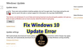 💻🖥 Fix Update error windows 10 version 1703